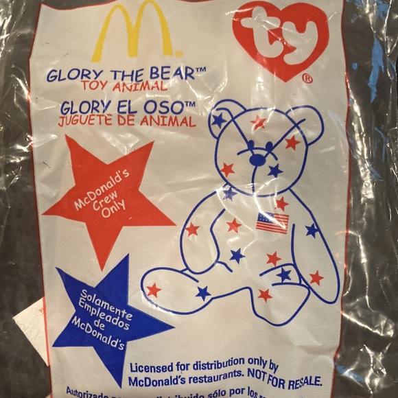 🍀 3/$12 RARE McDonald’s Crew Only Teenie Beanie Baby - Picture 3 of 6